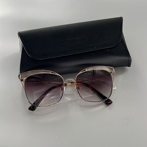 VALENTINO 55mm Cat Eye Sunglasses
